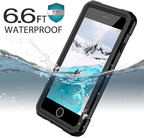 for iPhone SE 2022 Case/SE 2020 Case/iPhone 7/8 Case Waterproof Shockproof,with Built-in Screen Protector,Full Body Heavy Duty Protective Phone Ca...