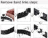 AIMES Mens Binary Watch Casual Sports Digital Lava Matrix Blue LED Digital Wristwatch Classic Creative Fashion Black Bracelet Square Blue Watches ...