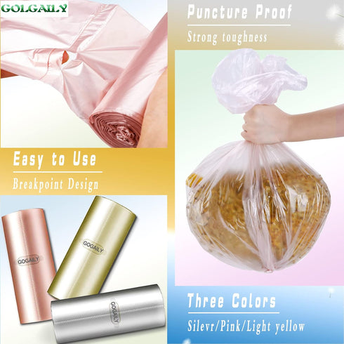 2 – 2.6 Gallon Trash Bags, Small Garbage Bag 2 – 2.6 Gallon 10 Liter, 150 Count...