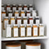 Talented Kitchen 140 Minimalist Spice Jar Labels - Preprinted Waterproof Kitchen Organization Stickers - Black Text Seasoning Labels for Spice Jar...