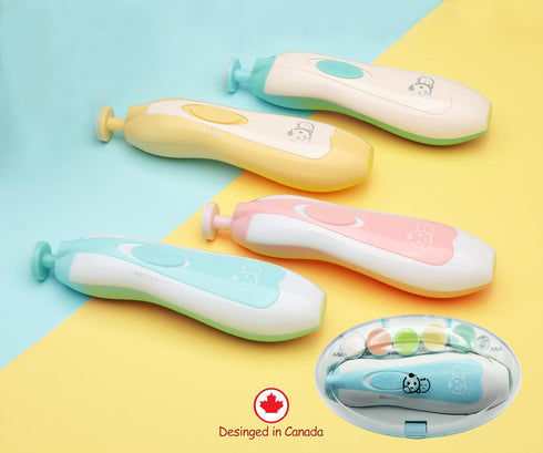 Baby Nail Trimmer 21 in 1, Usage Labeled Case & 13 Extra Replacement Tools, Royal Angels Baby Electric Nail File, Baby Nail Care, Nail Clipper New...