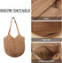 Oweisong Women Straw Beach Bag Large Summer Purse Woven Straw Handbags Tote Shoulder Bag for Vacation Travel...