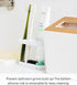 YAMAZAKI home 6802 Toothbrush and Toothpaste Holder for Bathroom Countertop, One Size, White...