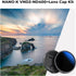 K&F Concept 58mm Variable ND Camera Lens Filter ND2-ND400 (1-9 Stops) + Filter Cap + Cleaning Cloth 18 Multi-Layer Coatings Adjustable Neutral Den...