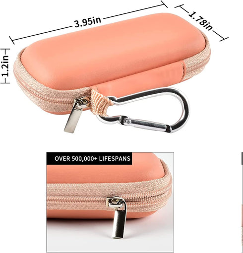 Heart Monitor Case Compatible with AliveCor Kardia Mobile ECG/for KardiaMobile 6L for Apple and Android Device - CASE ONLY (Pink)...