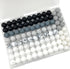 100pcs 15mm Silicone Beads,Bulk Rubber Beads for Keychain Making,Beads for Pen Bracelet Lanyard Making DIY kit (Achromatic)...