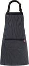 Aprons for Women and Men, Kitchen Chef Apron with 2 Pockets and 40" Long Ties, Adjustable Bib Apron for Cooking, Serving - 32" x 28" - Black/White...