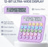 Desktop Calculator 12 Digit,Dual Solar Power and Battery,and LCD Display, Big Buttons, for Home, Office, School, Class and Business, 4 Function Sm...