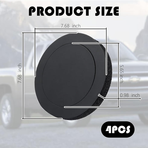 4PCS 6.5 Speaker Rings,Self Adhesive Speaker Foam for Enhancing Stereo Sound,High Resilience Speaker Baffles 6.5 inch Car Audio Accessories Avoid ...