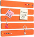 Felt Pin Board Bar Strips Bulletin Board for Bedrooms Offices Home Wall Decoration, Notice Board Self Adhesive Cork Board with 35 Push Pins for Pa...