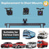 License Plate Bracket for Rear Camera: Universal Rear View Mirror Camera Mount for License Plate - Metal Rust-Proof Backup Camera Bracket for Carp...