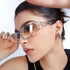 Y2k Sunglasses for Women,Fashion Metal Y2k Glasses,Trendy 2000S Sunglasses Aesthetics Y2k Shades Accessories...