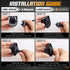 HERCOO LED License Plate Light Lamp Lens White Bulbs Black Rear Housing Compatible with 1999 after Silverado Sierra Avalanche Suburban Escalade Yu...