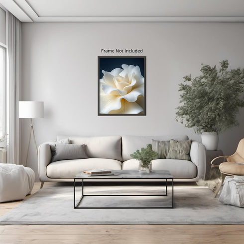 Posterizer 1 pcs-delicate rose petals close up photo -3-Floral & Botanical Art Gifts for Women Decor for Home & Office- unframed wall art...