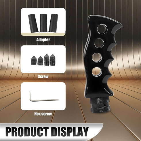 Pack-1 Car Manual Transmission Gear Shift Tip Kit, Knife Grip Handle Shift Knob, Automobile Interior Supplies, Universal for Most Cars, Trucks and...