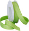 Morex Swiss Dot Polyester Grosgrain Ribbon, 7/8-Inch by 20-Yard Spool, Lime (3906.05/20-027)...