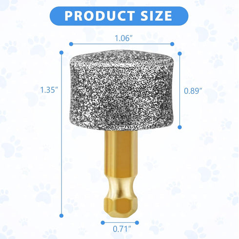 Dog Nail Grinder Wheels Heads Bits, Diamond Grinding Heads for Casfuy, LOPSIC, YABIFE, Primens, LuckyTail, boomki, Petsaunter and IREDOON -(Premiu...
