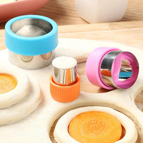 Round Cookie Biscuit Cutter Set, 6 Graduated Circle Pastry Cutters, Stainless Steel Cookie And Dough Cutters for Donut and Scone, Circle Cutter Ca...