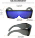 Calabria 3000 Large Fit Over Safety Glasses Fitover Prescription Eyewear Blue Men Women Wraparound Tinted Anti Scratch Glare...