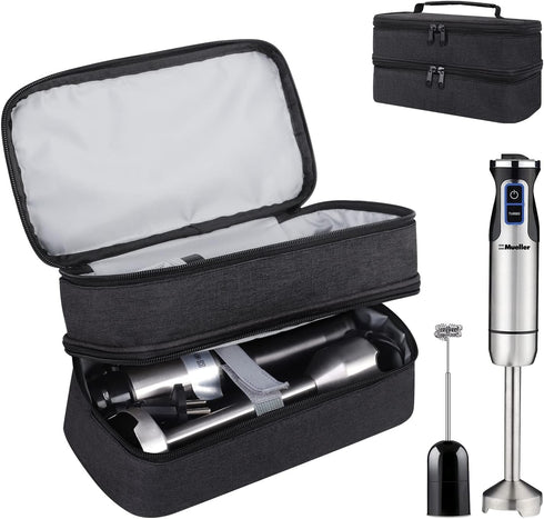 Storage bag for Hand Blender,Carrying Case for Immersion Blender Handheld,Stick Blender Travel Storage Organizer (Bag Only)...