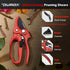 DURXO - Ratchet Pruning Shears, Garden Shears with Effort-Saving Device, Heavy Duty Anvil Pruners with Replaceable Cutting Blade Design. Gardening...