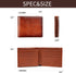 Men's Real Leather RFID Blocking Bifold Wallet Stylish Anti Theft Security (Brown-02)...