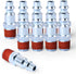 GASHER 1/4-Inch NPT Male Industrial Air Plug, Pneumatic Plugs 300PSI (10-Pack)...