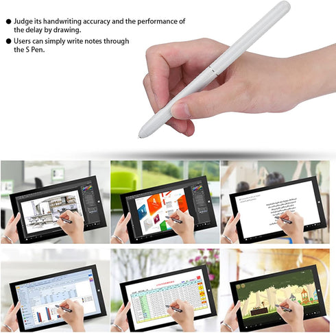 Stylus Pens, 4096 Level Pressure Touch Stylus High Accuracy Tablet Stylus Pen Replacement for Galaxy Tab S4 SM T835 T830 (White)...