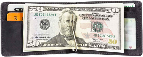 Big Skinny Men's Acrobat Money Clip Slim Wallet, Holds Up to 20 Cards...