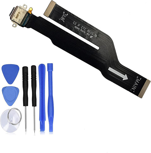 Charger Dock Charging Port Flex Cable Connector Replacement for Samsung Galaxy Note 20 Ultra 5G N986 SM-N986U N986U1 N986W N986V+Toolkit (Not for ...