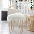Faux Fur Fabric Shaggy Craft Fur White Fur for Crafts,Gnomes,Costume,Camera Floor,Decoration (20×20 inches, White)...