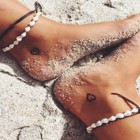 Xerling Seashell Anklet Natural Cowrie Shell Ankle Bracelet Beach Barefoot Chain for Women Girls Layered Sandals Bracelet Summer...
