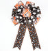 LaRibbons Fall Burlap Ribbon Wired,2 1/2" x 10 Yards,Orange and Black Fall Plaid Pumpkin Ribbon for Autumn Wreath,Thanksgiving,Halloween,Gift,Home...
