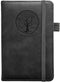Small Pocket Notebook, Leather Journal Mini (Black)...