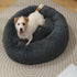 Cat Beds for Indoor Cats Plush Fluffy Round Donut Cat and Dog Cushion Bed for Small Medium Dogs and Cats Kittens Puppy Calming Dog Cat Bed for 3KG...