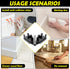 2-in-1 Mitre Measuring Cutting Tool,Miter Saw Protractor and 85-180°Angle Finderfor Home Improvement Carpentry Work...