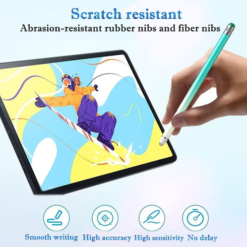 7 Pack Stylus Pens for Touch Screens,Smozer 2 in 1 Fiber Tips+Rubber Tips Touchscreen Pen for iPad iPhone Tablets Samsung Galaxy All Universal Tou...