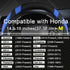 West Llama Customized Auto Car Steering Wheel Cover for Honda (Black+Blue)...