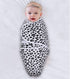 The Peanutshell Swaddle Blankets for Baby Girls, Cheetah & Ditsy Floral, 3 Pack Wrap Set, 2 Sizes (Medium/Large)...