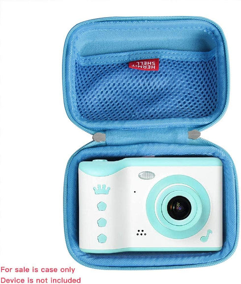 Hermitshell Travel Case for ieGee/KIDWILL 8.0MP Digital Dual Camera Rechargeable Shockproof Camcorder Kids Camera (Blue)...
