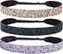Hipsy Adjustable No Slip Wide Bling Glitter Headband 3-packs for Women Girls & Teens (Princess/Peacock/Rose Gold)...