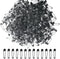 500 Pieces Safety Pins 20mm Small Sewing Pins Metal Mini Safety Pins for Home Office Art Craft Jewelry Making (XBZ/Black)...