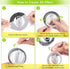 Bird Scare Discs Set, Highly Reflective Bird Reflectors Wind Spinner, Extra Sparkly Owl Wind Spinner Bird Devices to Scare Birds Away from Yards O...