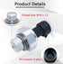 Engine Oil Pressure Sensor Switch Sending Unit with Screen Filter and Plug D1846A Compatible with Chevrolet Chevy Silverado GMC Sierra Cadillac Es...