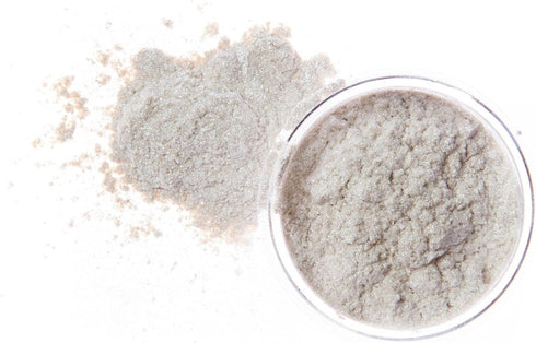 | Silvery White Pearl Natural Mineral Mica Powder, 0.42oz (12g) | for Personal or Professional Use - Cosmetics, Epoxy Resin Projects, Nail Polish,...