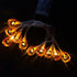 Halloween Pumpkin String Lights, 10 feet 20 LED Battery Powered 3D Jack-O-Lantern Halloween Decoration Lights for Indoor Outdoor Decor, Home Party...