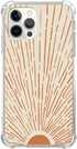 Retro 70s Sun Rays Case Compatible with iPhone 13 Pro Max, Vintage Boho Sun Case for Girls Boys Men and Women, Trendy TPU Bumper Phone Case Cover ...