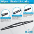 Rear Wiper Arm Blade, Replacement for Honda Odyssey 2011-2017 - ZOFFI Back Windscreen Wiper Assembly Replacement - All Season Natural Rubber Clean...