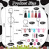 86 Pcs Beadable Keychain Bar Set Bead Keychain Kit Include Variety Beads Leather Tassel Charms for DIY Craft Gift...