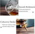 LINALL Bitters Bottle - Donatello Bitter Bottle for Cocktail, 4oz / 130ml, Glass Dahs Bottle with Gold Plated Dasher Top - DSBT0013 (4oz/130ml)...